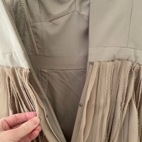 BCBGMaxAzria Angel Strapless Bustier Dress in Pumice - Picture 7 of 8